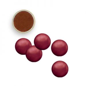 Chocolade Ballen Metallic (bordeaux)