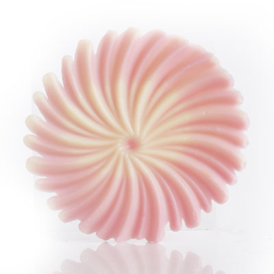 Chocolade Rosette pink/white