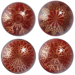 Chocolade Kerstballen Wintersfeer (4 soorten)