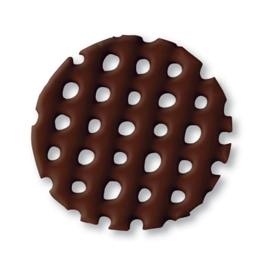 Chocolade Raster rond Puur