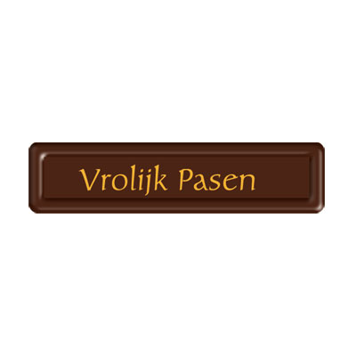 Chocolade Strip Vrolijk Pasen