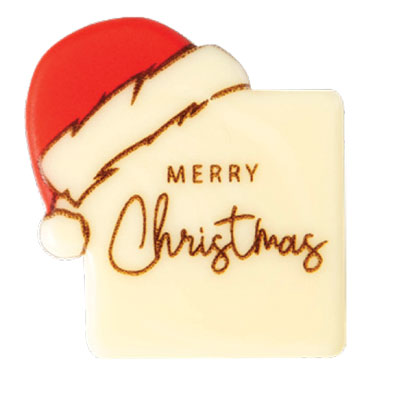 Chocolade Kerstmuts  Merry Christmas OP=OP