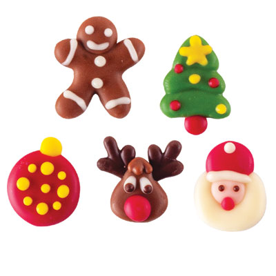 Chocolade Kerstitems (5 soorten)