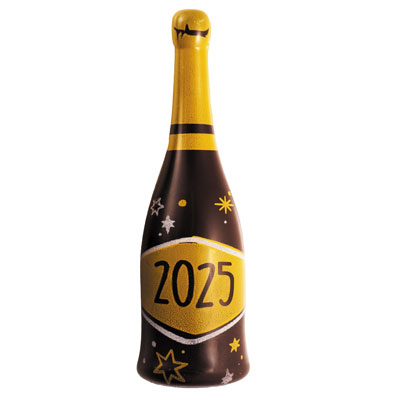 Chocolade Champagnefles 2025