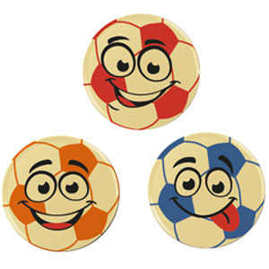 Chocolade Voetballen Smileys (3 soorten)